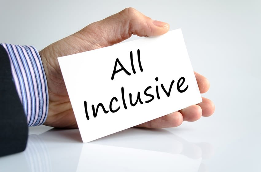 All-inclusive illustratie voor medische reizigers